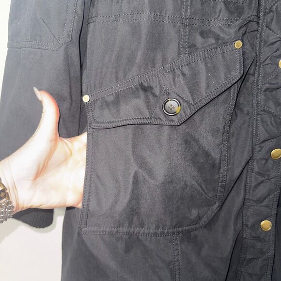 1 Madison Expedition Women's Faux Fur Hooded Parka Jacket - Black XL - Picture 4 of 12